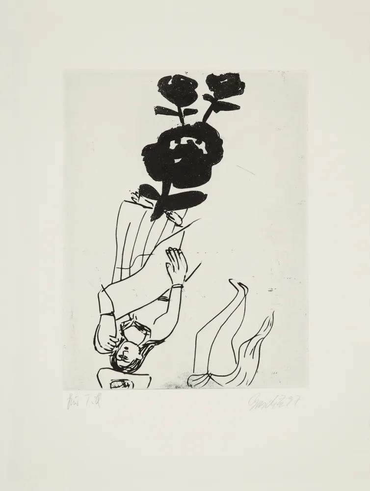 Гравюра Сухой Иглой Baselitz - 