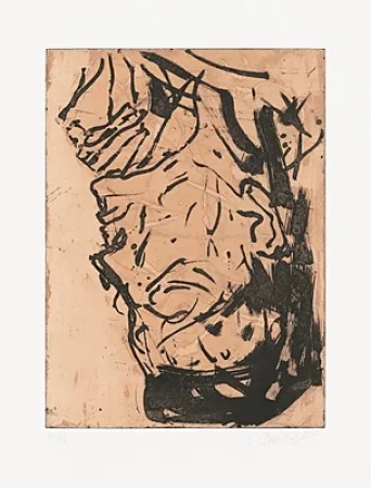 Офорт И Аквитанта Baselitz - Elke VIII