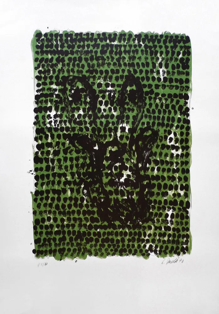 Литография Baselitz - GRUNES TUCH