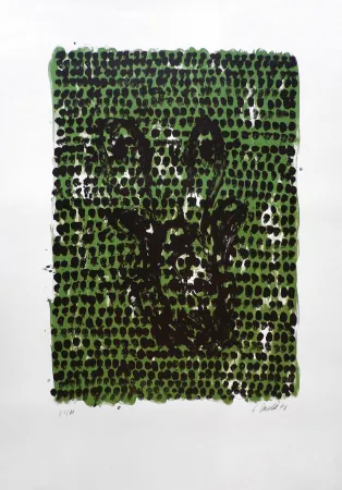 Литография Baselitz - GRUNES TUCH