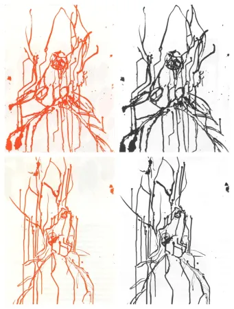 Офорт И Аквитанта Baselitz - Hirsche (set of 4)