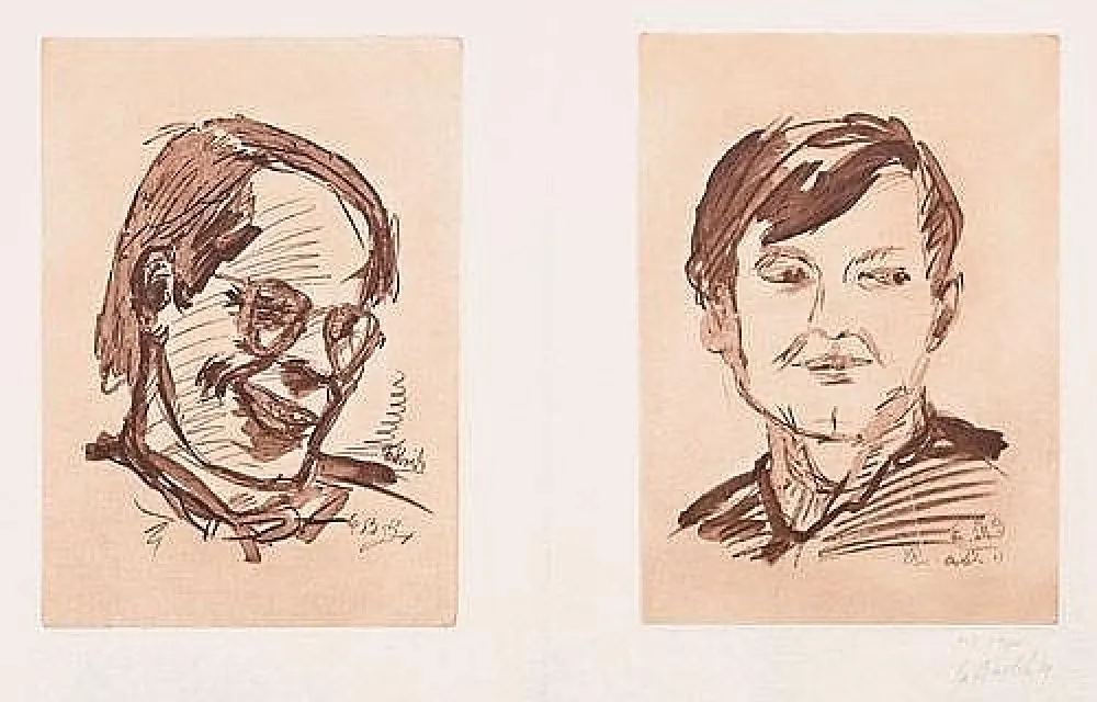 Многоэкземплярное Произведение Baselitz - Kölner Kunstmarkt 1971