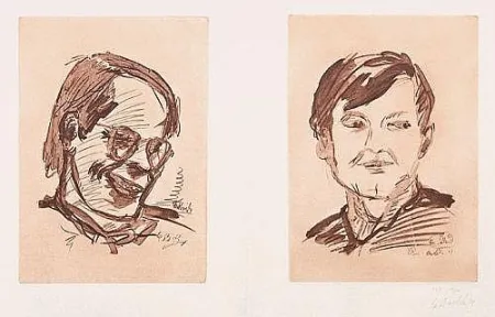 Многоэкземплярное Произведение Baselitz - Kölner Kunstmarkt 1971