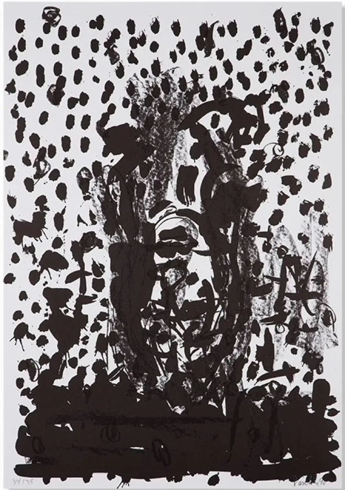 Литография Baselitz - Kopf / Head - no. 8 (from Suite 45)