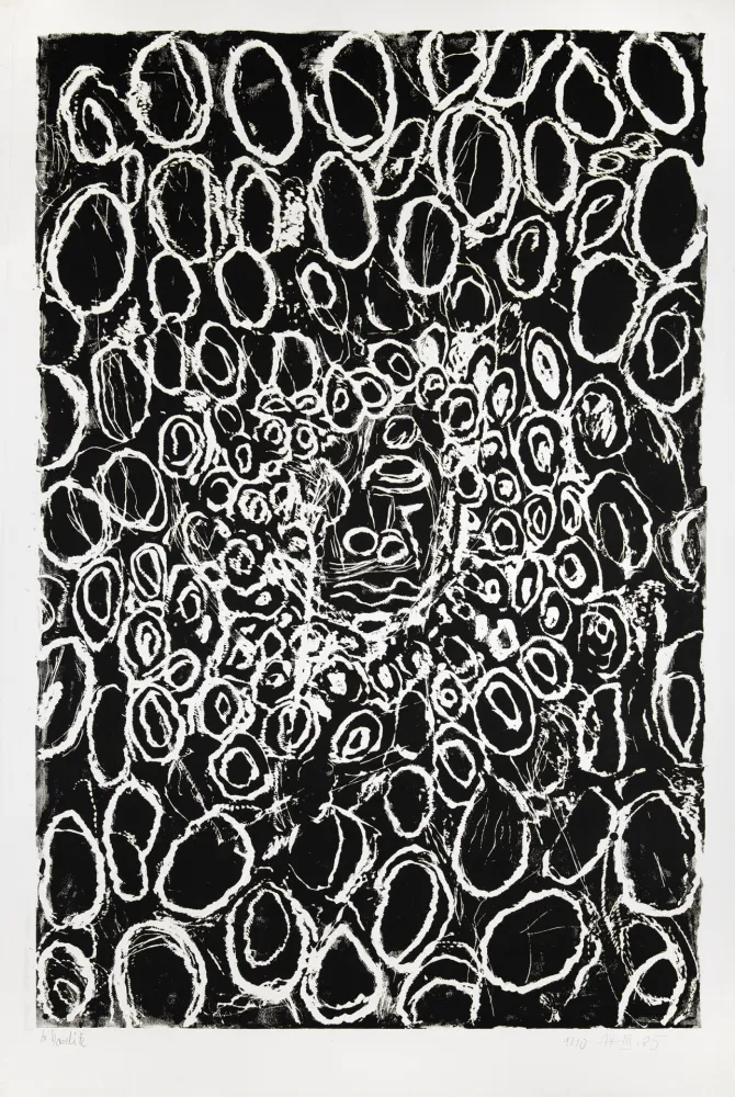 Гравюра На Дереве Baselitz - Kopfe