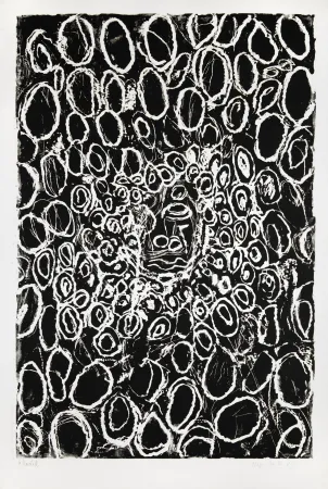 Гравюра На Дереве Baselitz - Kopfe