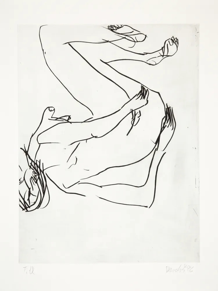 Гравюра Сухой Иглой Baselitz - 