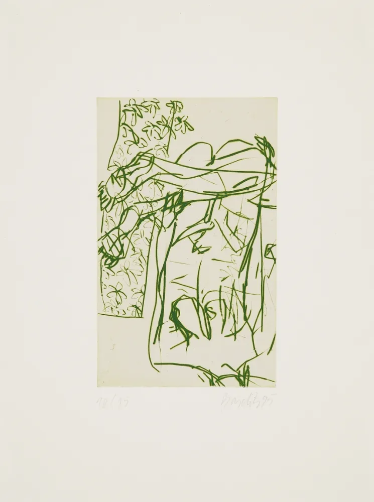 Гравюра Сухой Иглой Baselitz - Sheet 6 from 
