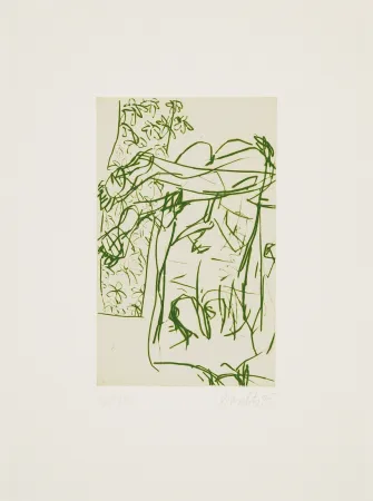Гравюра Сухой Иглой Baselitz - Sheet 6 from 