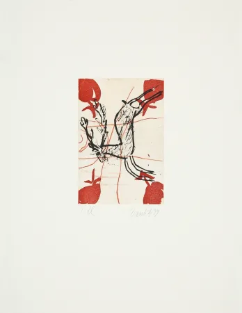 Гравюра Сухой Иглой Baselitz - 
