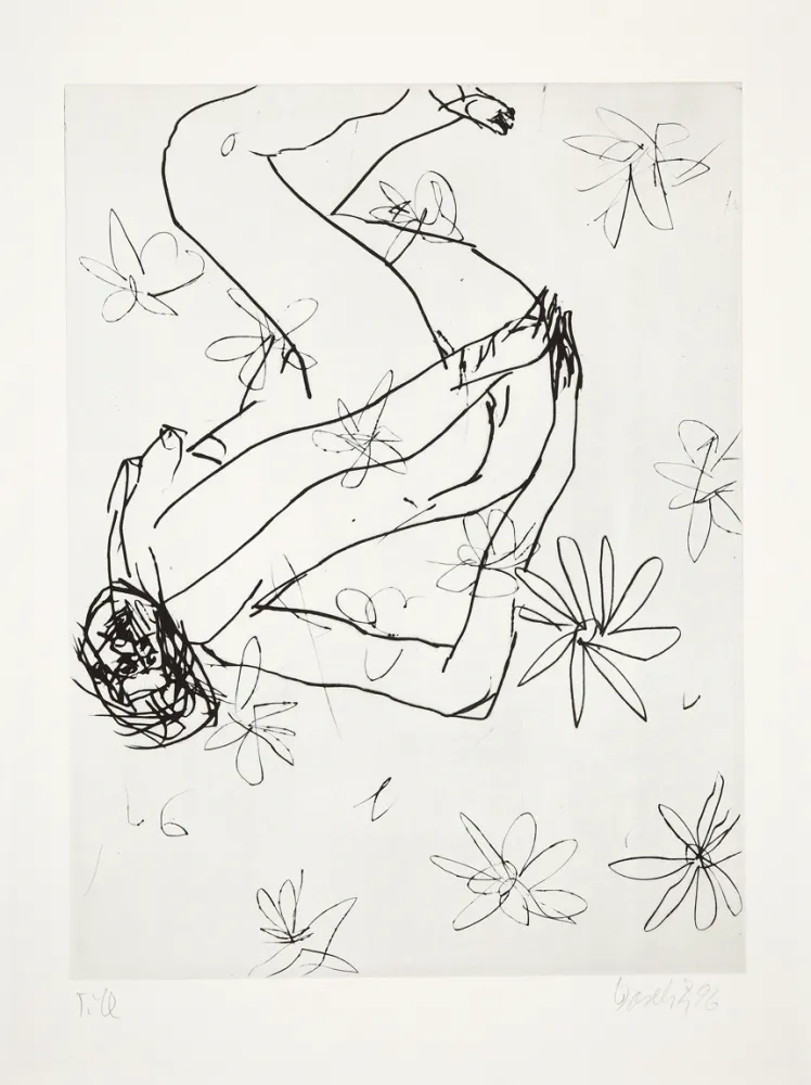 Гравюра Сухой Иглой Baselitz - 