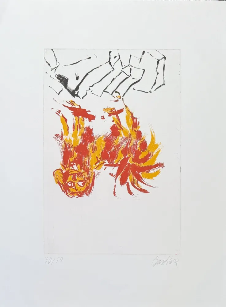 Гравюра Baselitz - Tama 2