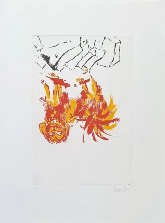 Гравюра Baselitz - Tama 2