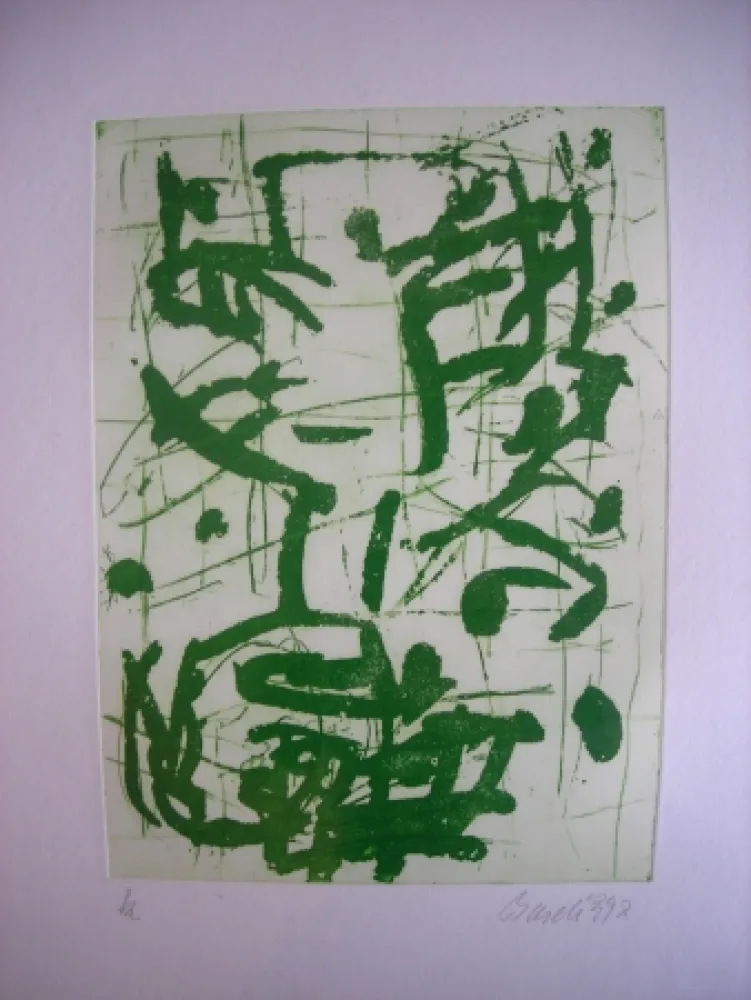 Офорт И Аквитанта Baselitz - Winter