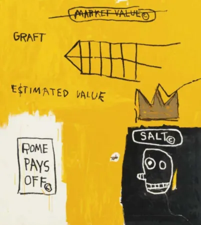 Многоэкземплярное Произведение Basquiat - Rome pays off