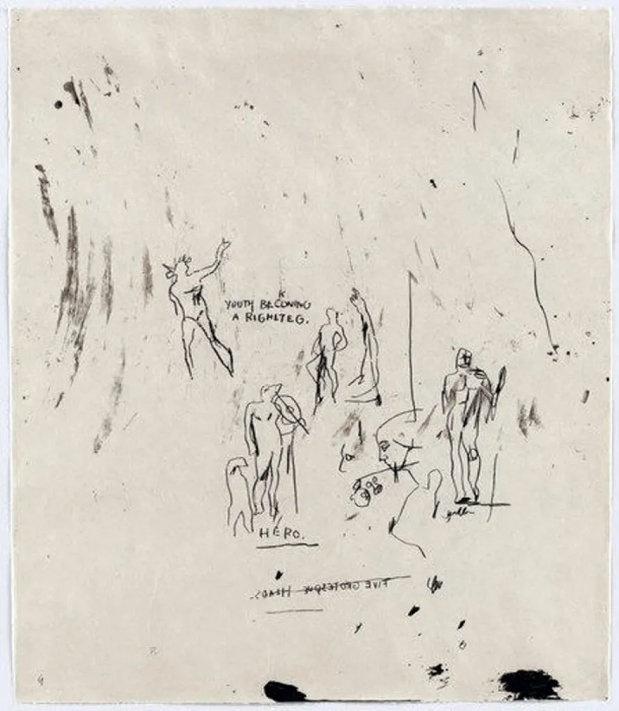 Сериграфия Basquiat - Untitled 5 (from Leonardo)