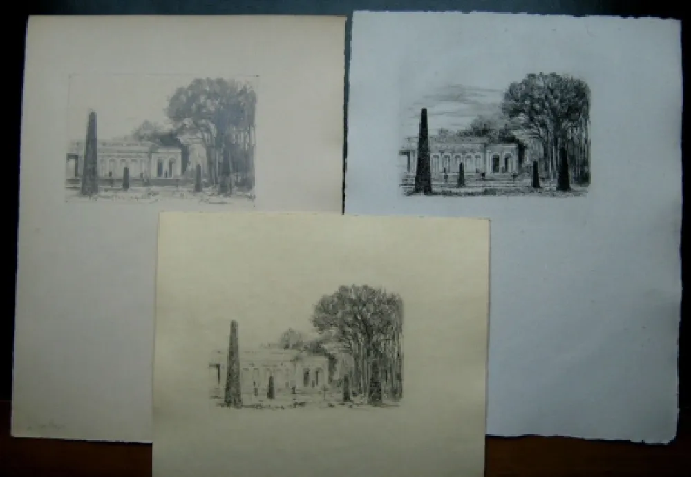 Гравюра Baudier - La cité des eaux