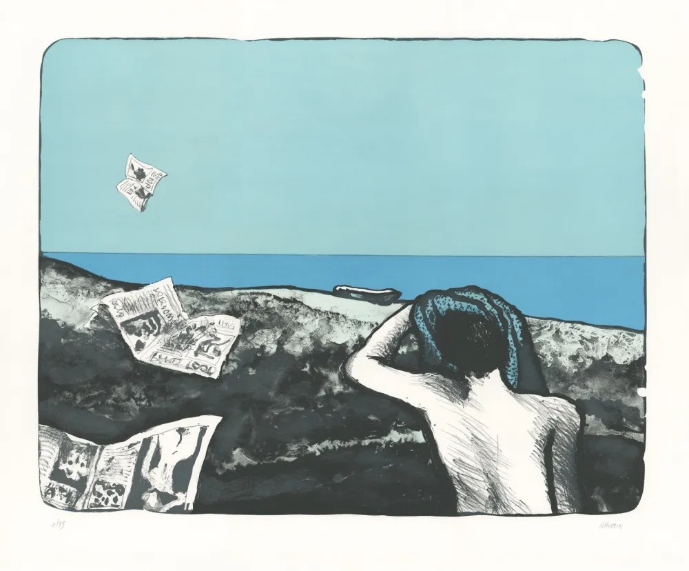 Литография Baudoin - Je n'ai pas tout vu