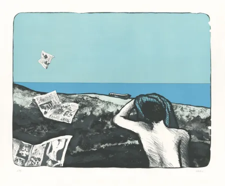 Литография Baudoin - Je n'ai pas tout vu