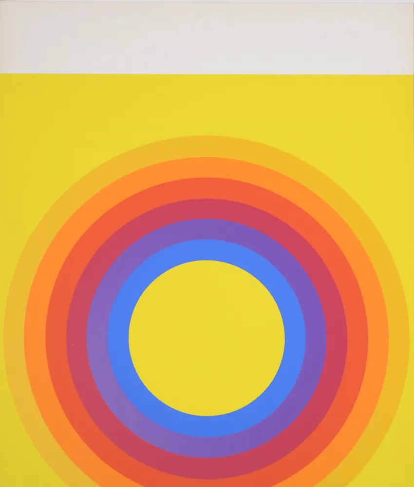 Сериграфия Bayer - Abstract composition, 1971