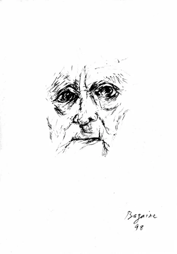 Литография Bazaine - Autoportrait 