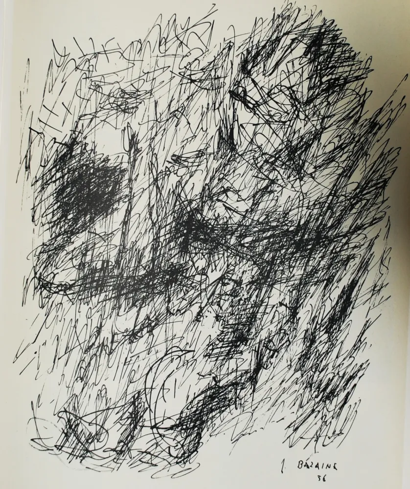 Литография Bazaine - Derrière le Miroir : 10 ans d'édition,