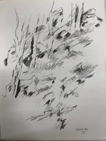 Литография Bazaine - Dessin 1955