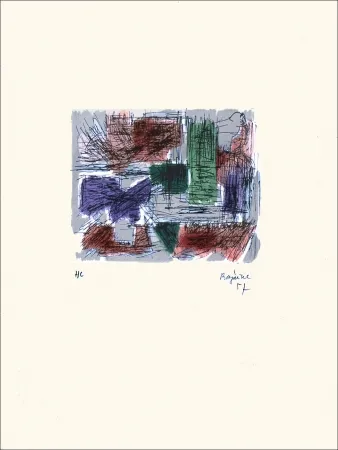 Литография Bazaine - Hollande III