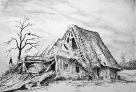 Гравюра Bazire - Dix paysages gravés a l'eau-forte