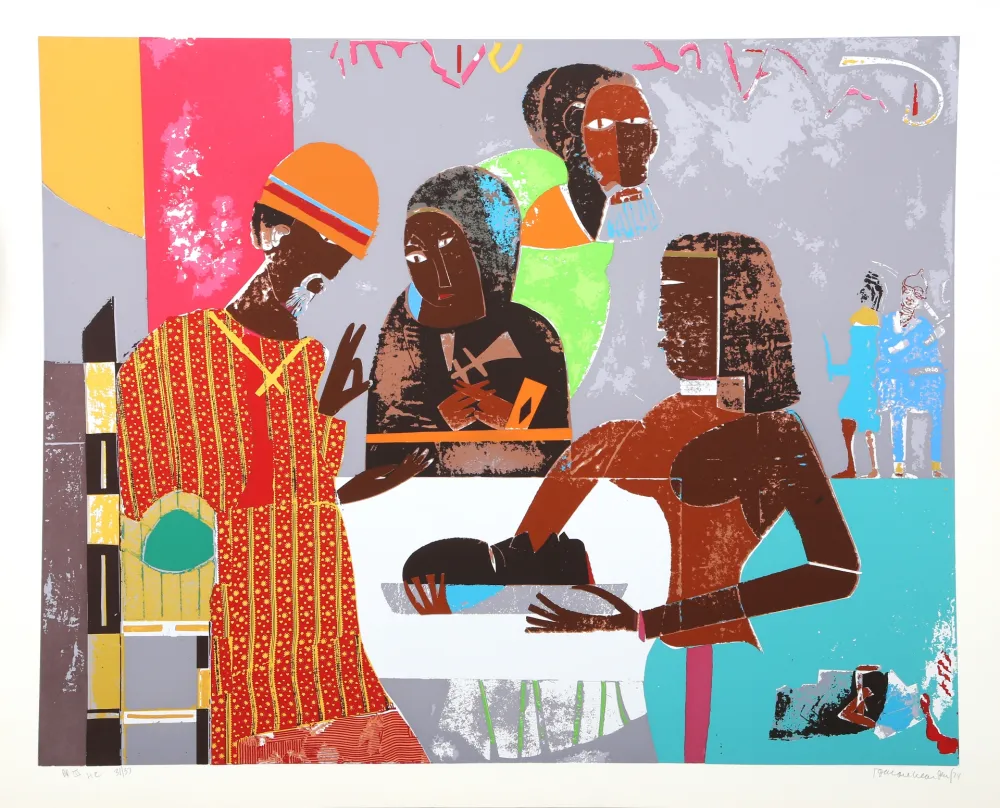 Сериграфия Bearden - Salome