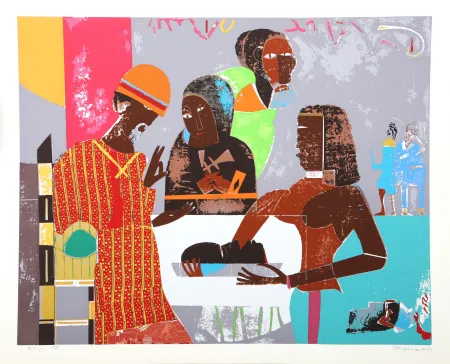 Сериграфия Bearden - Salome