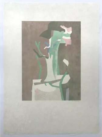 Литография Beaudin - Fleurs II