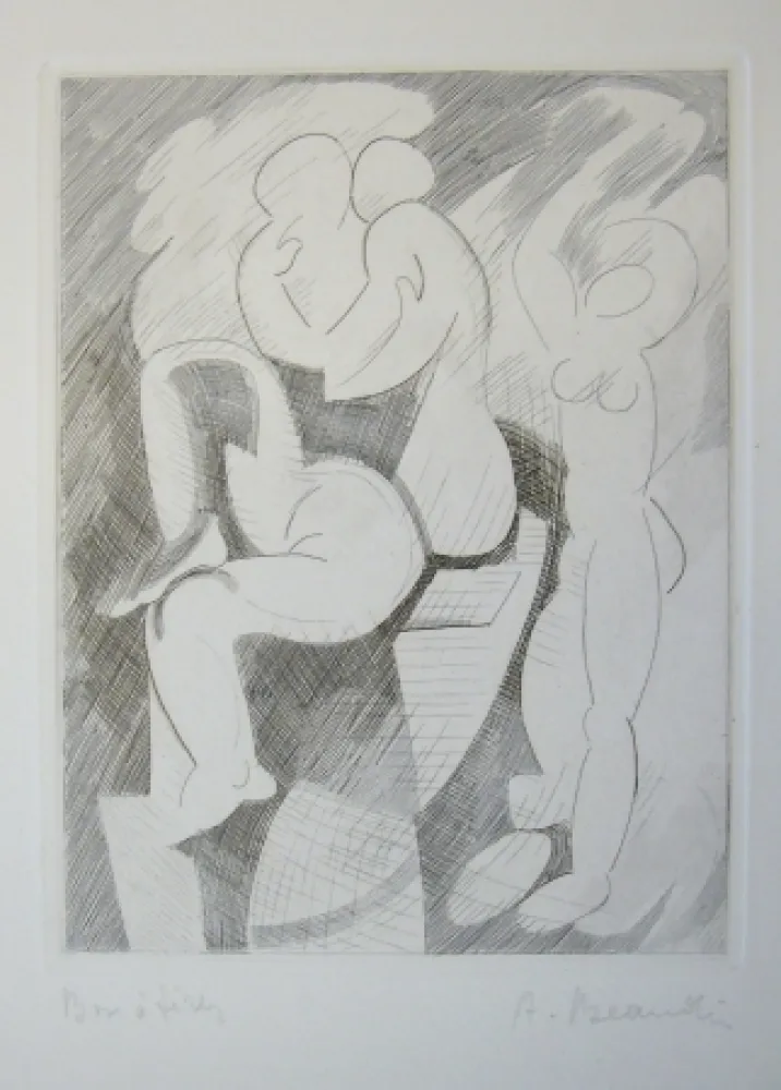 Гравюра Beaudin - Le Jongleur 1