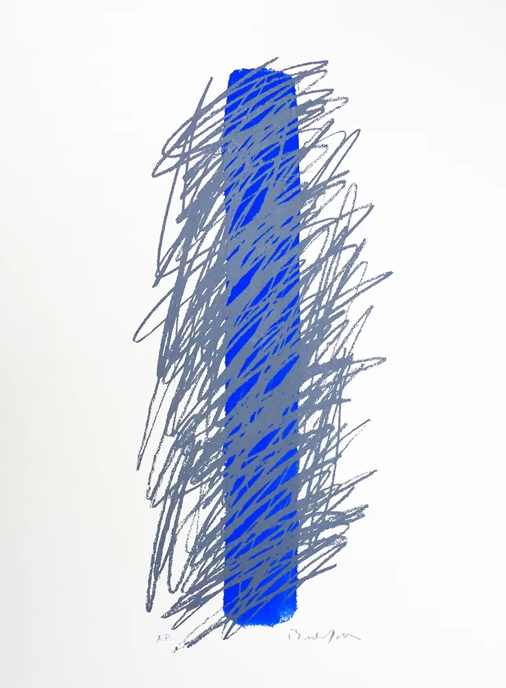 Сериграфия Bechtold - Señas en el espacio