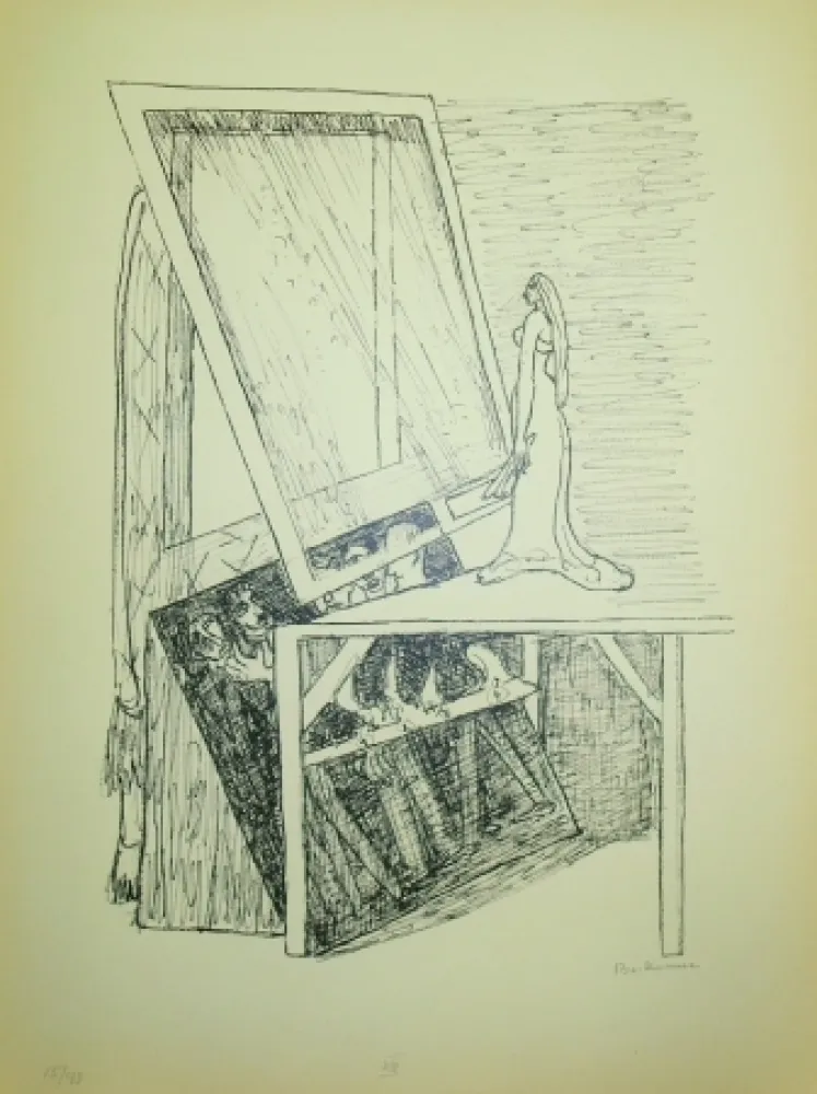 Литография Beckmann - Magic Mirror