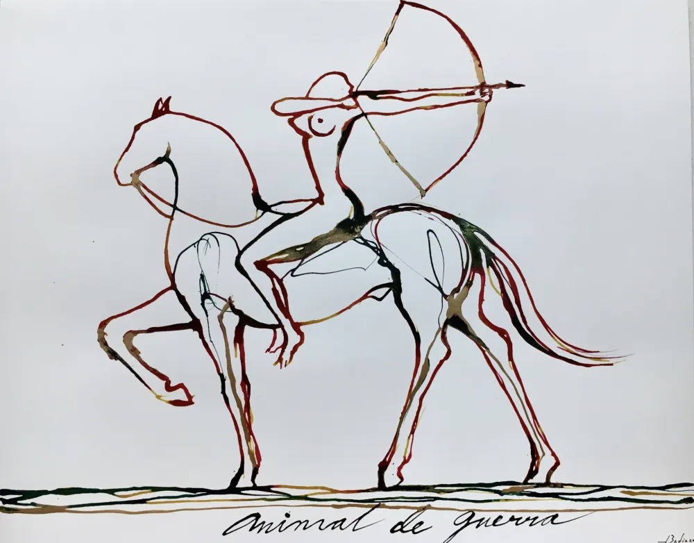 Сериграфия Bedia - Animal de Guerra