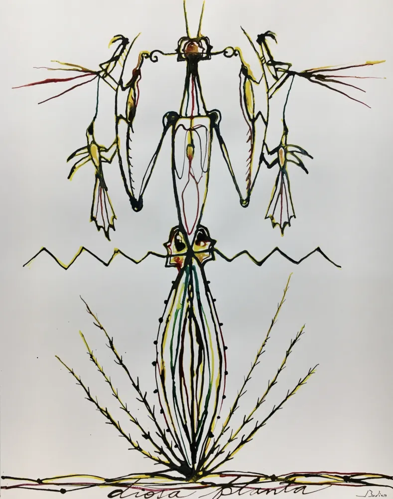 Сериграфия Bedia - Dama Mantis