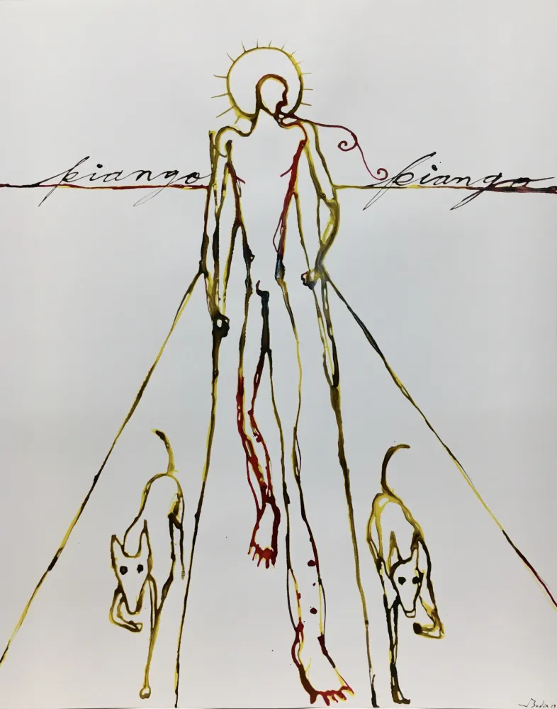 Сериграфия Bedia - Piango, Piango