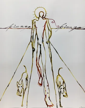 Сериграфия Bedia - Piango, Piango