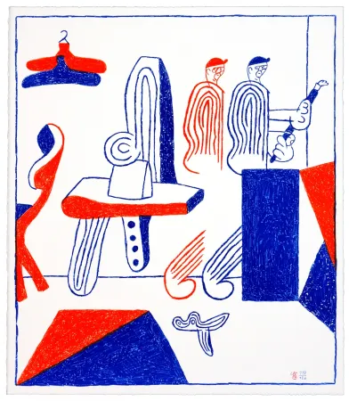 Литография Behncke - Albert Mertz