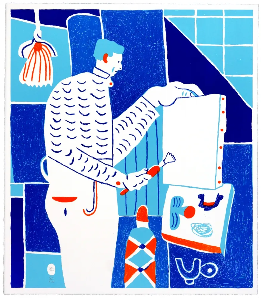 Литография Behncke - Asger Jorn