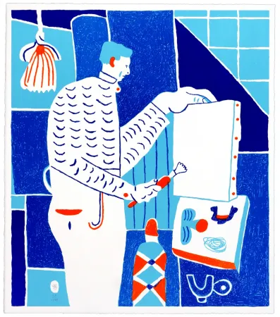 Литография Behncke - Asger Jorn