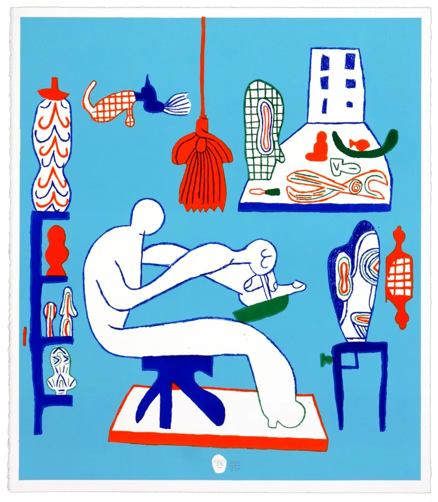 Литография Behncke - Kristian Hildebrandt