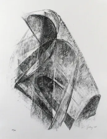 Литография Belling - Entwurf für eine Plastik