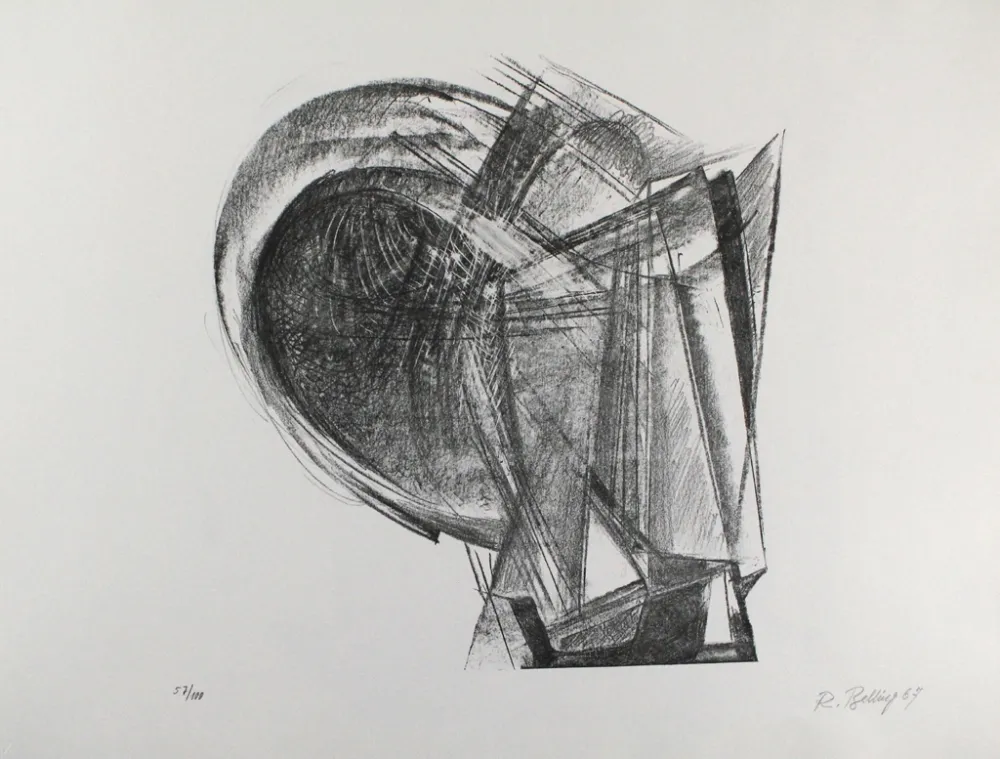 Литография Belling - Entwurf für Metallplatten und Draht II 