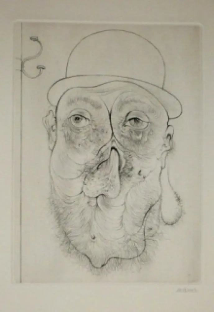 Гравюра Bellmer - A Sade 10