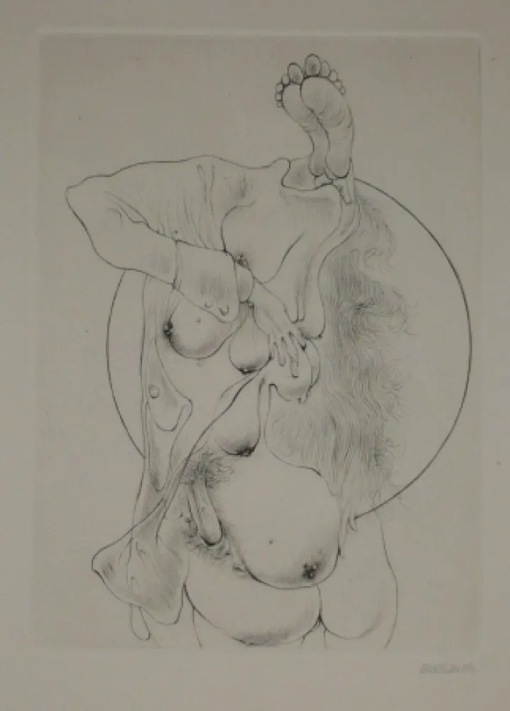 Гравюра Bellmer - A Sade 2