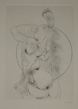 Гравюра Bellmer - A Sade 2