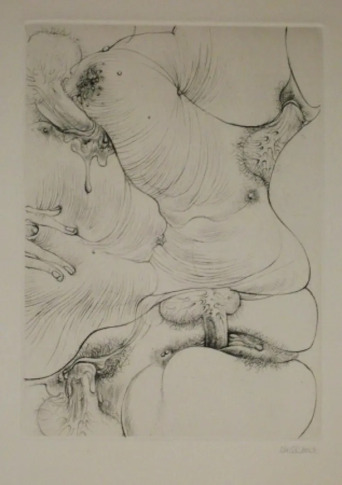 Гравюра Bellmer - A Sade 3