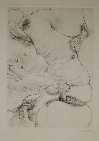 Гравюра Bellmer - A Sade 3